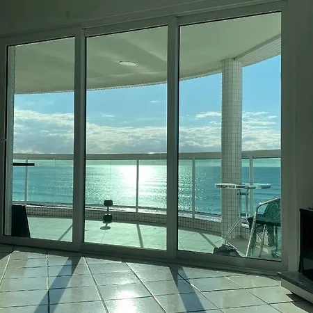 Apt Com Vista Para O Mar E Churrasqueira Guaratuba Exterior foto