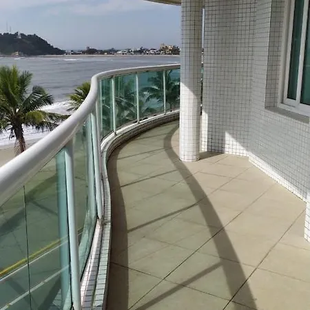Apt Com Vista Para O Mar E Churrasqueira Guaratuba Exterior foto