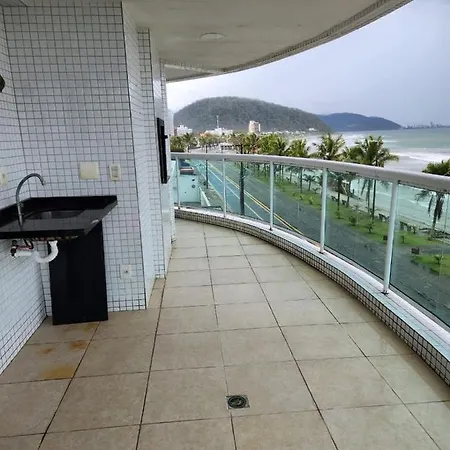 Apt Com Vista Para O Mar E Churrasqueira Guaratuba Exterior foto